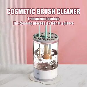 Transparent Makeup Brush Cleaner